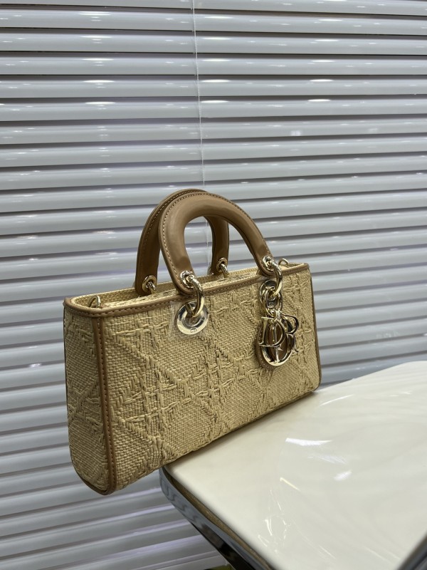 Lady D - Job Bag - Natural Cannage Rafla 