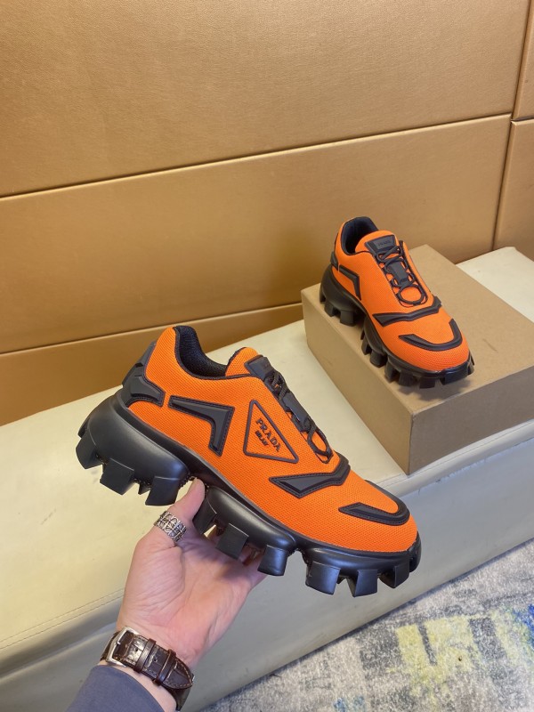 Prada Orange Black Sneakers PRCT-026