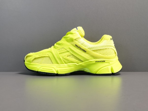 Balenciaga Phantom Trainer Low-Top Sneaker All Yellow Bicolor fabric and mesh
