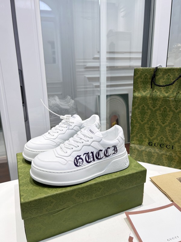 Gucci GG Sneaker In  White Logo Gucci - GCGG-003
