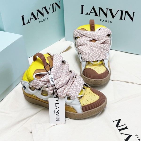 Lanvin Curb Sneakers - Yellow LVCS-002