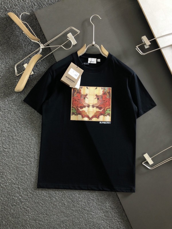 Burberry Short Sleeve T-Shirt - Black BUR-0006