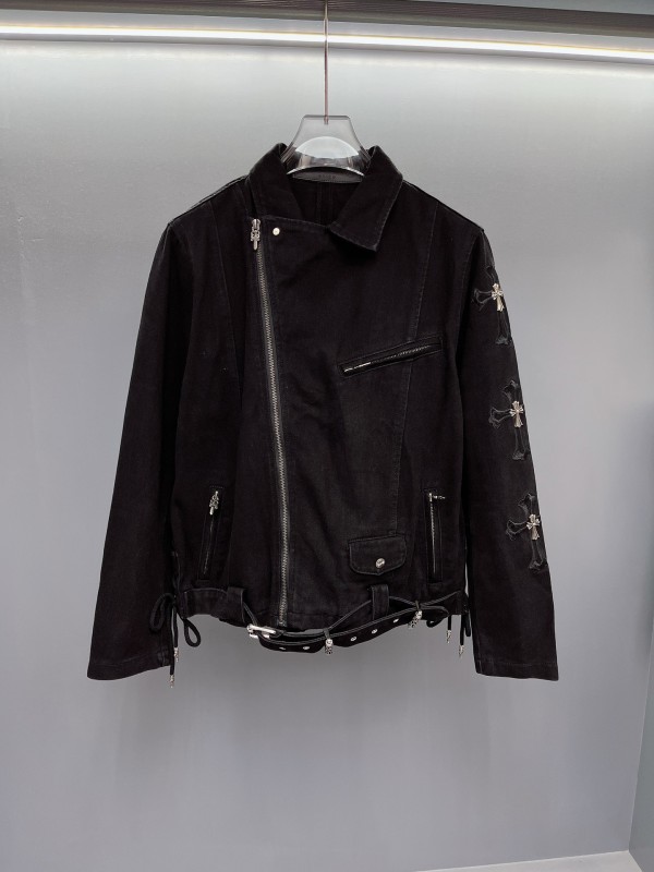 Chrome Heart Denim Jacket - Black CRHJ-002