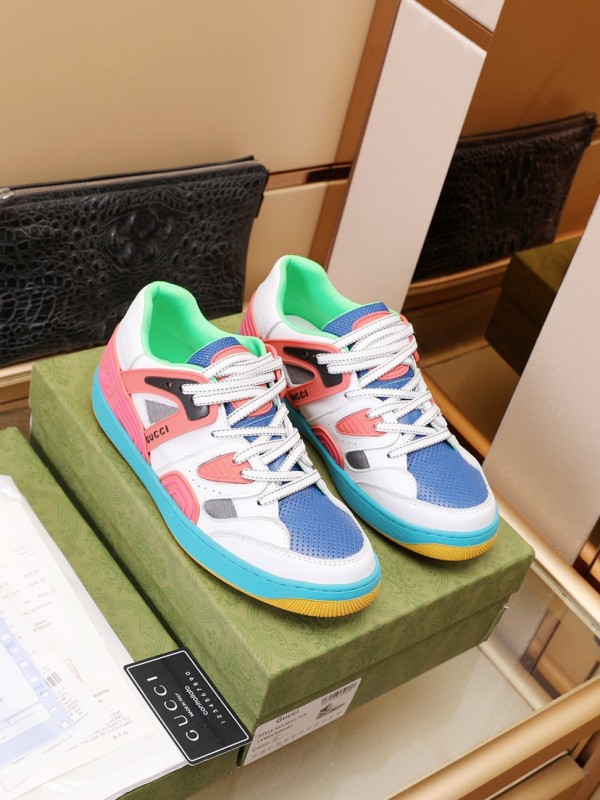 Gucci Basket Low Top Sneaker in Multicolor Demetra GCB-003