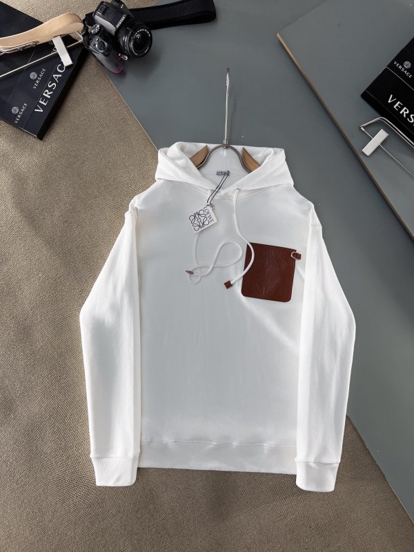 Loewe Hoodie All White LWP200-2