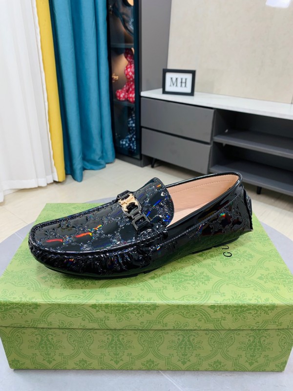 Gucci Loafers Black Metallic 