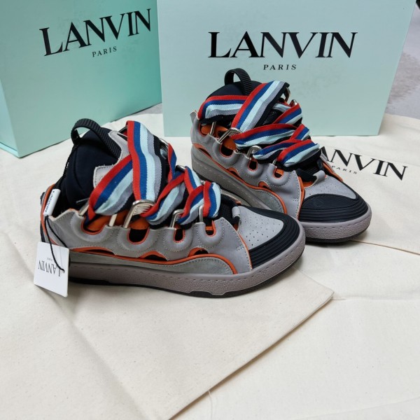 Lanvin Curb Sneaker - Grey Orange Red Blue LVCS-031