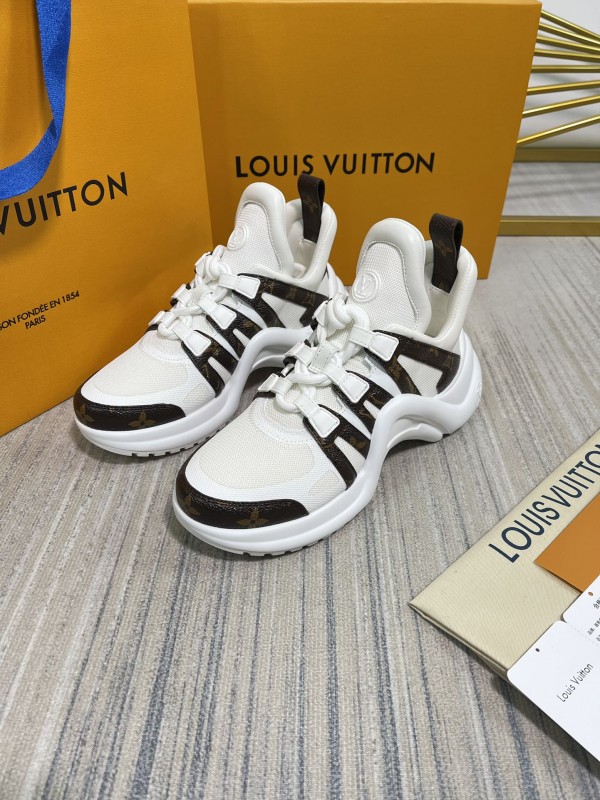 LV Archlight Sneakers - White Brown  