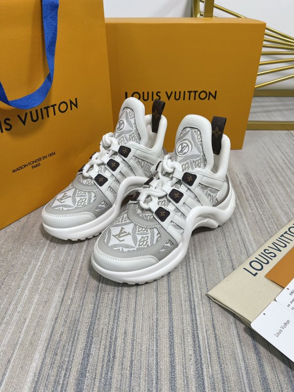 LV Archlight Sneakers - White Grey