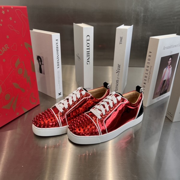Christian Louboutin Louis Junior Spikes Sneakers - CLLT-067