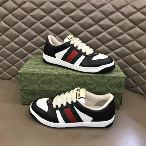 Gucci Black Screener Sneakers 