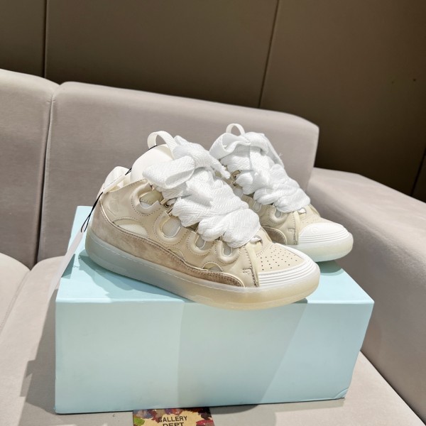 Lanvin Curb Sneaker - Beige - Light Brown LVCS-050