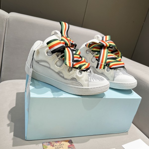 Lanvin Curb Sneaker - White - Multicolor LVCS-055
