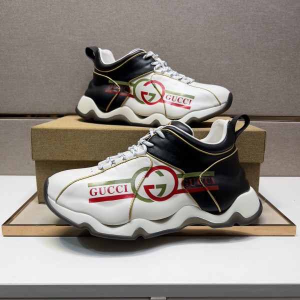 Gucci White Black Sneakers 