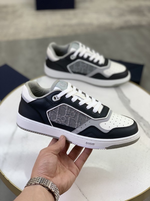 Dior B27 Low Top Sneaker Anthracite Ruthenium Colored DB27-019