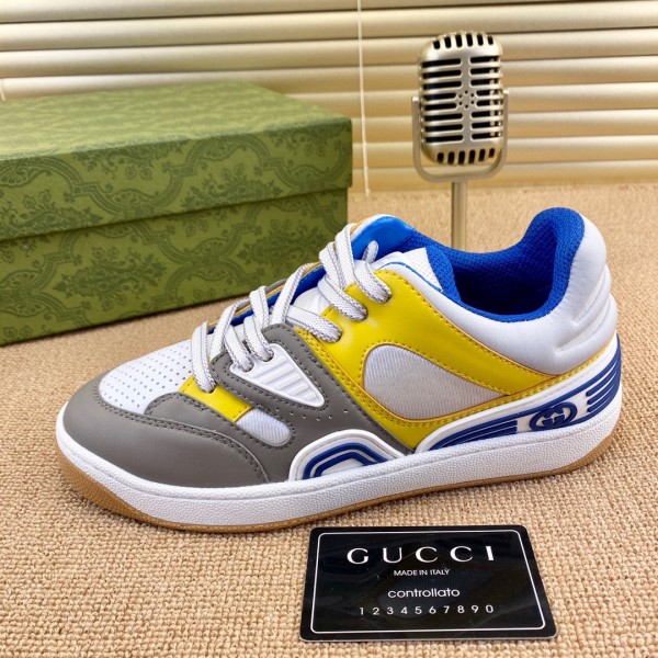 Gucci Basket Low Top Sneaker in Red - Black - White Demetra GCB-013