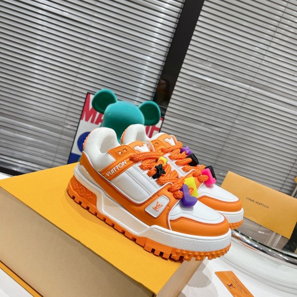 LV Trainer Maxi Sneaker - Orange White LV-T0057