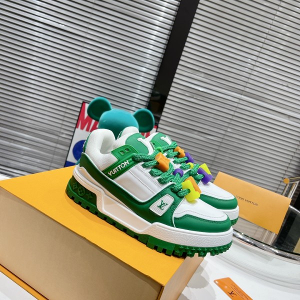  LV Trainer Maxi Sneaker - Green White LV-T0056