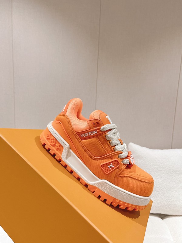 LV Trainer Sneaker - Orange (2023) - LV-TR009