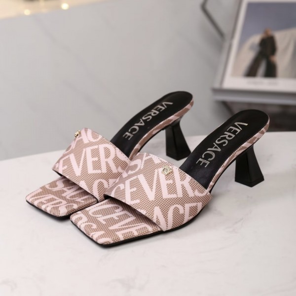 Versace High Heels Logo - Pink VRHH-0004