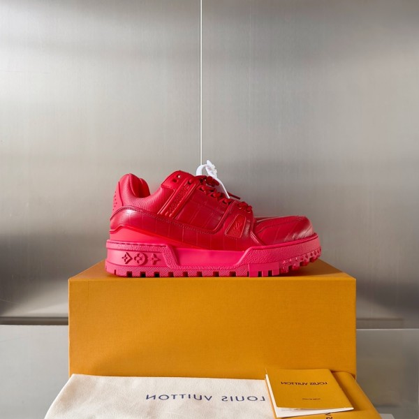 LV Trainer Maxi Sneaker - Red 