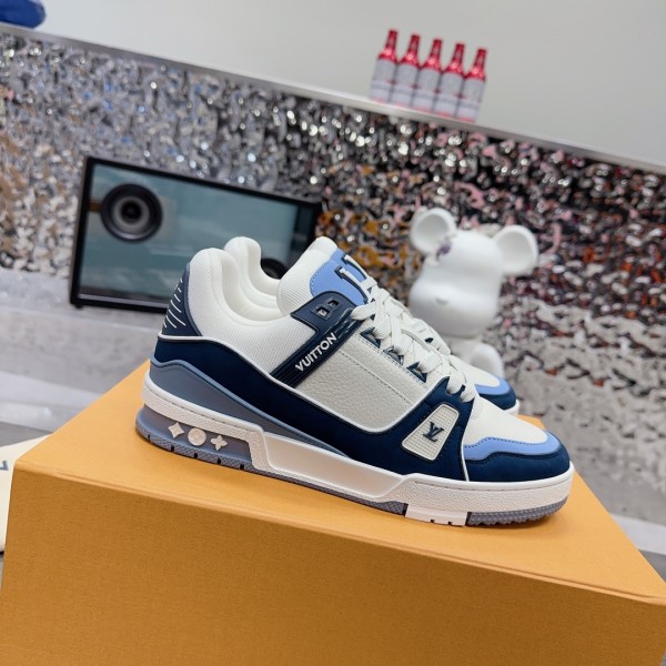 LV Trainer Sneaker - Blue White  LV-TR038
