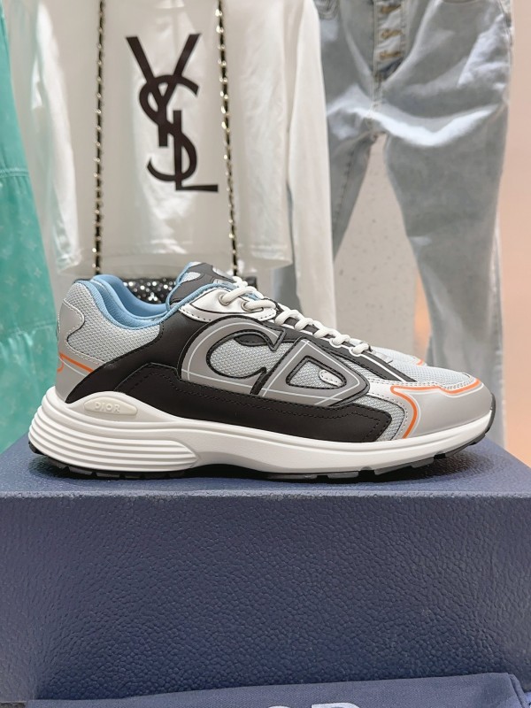 Dior B30 Sneaker Grey - Black - Orange BRB30-013