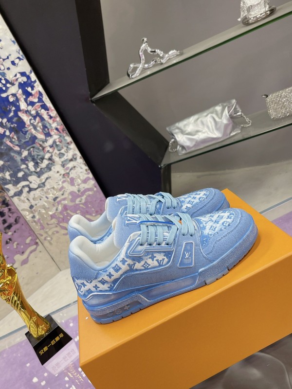 LV Trainer Demin Sneaker - Blue White LV-TR049