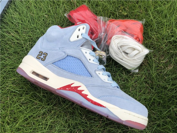 Trophy Room x Air Jordan 5 Retro  'Ice Blue'