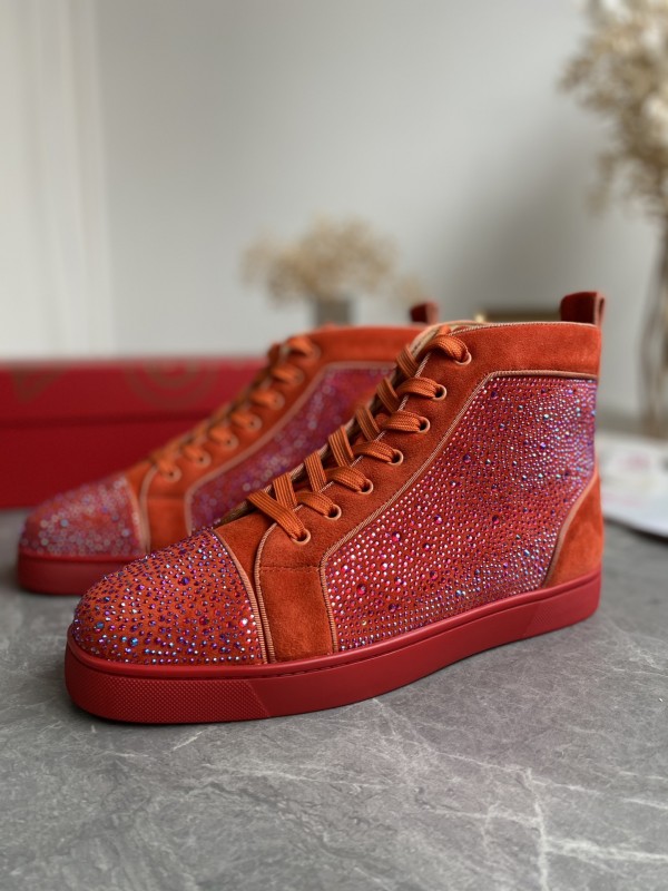 Christian Louboutin Louis - High Top Sneaker White CLHT-037
