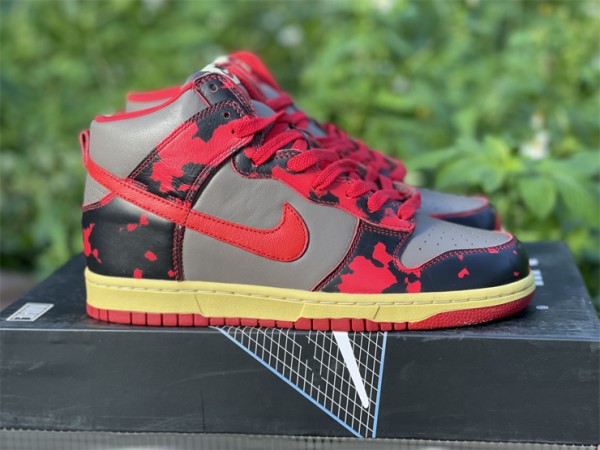 Nike Dunk High 1985 SP 'Red Acid Wash'