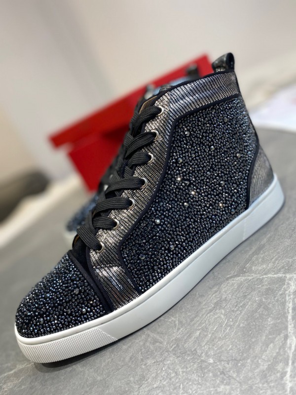 Christian Louboutin Louis - High Top Sneaker White CLHT-048