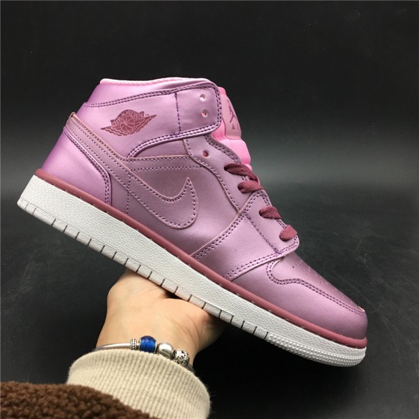 Air Jordan 1 Mid Pink Rise (GS)