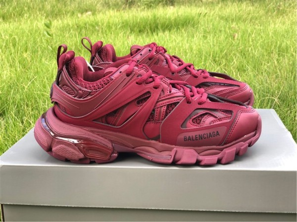 Balenciaga Track Trainer 'Burgundy' 