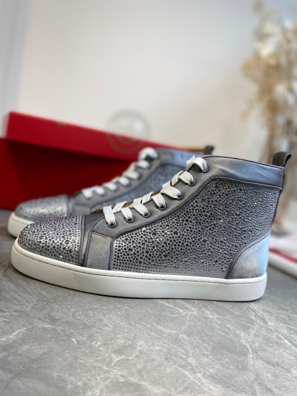 Christian Louboutin Louis - High Top Sneaker White CLHT-047