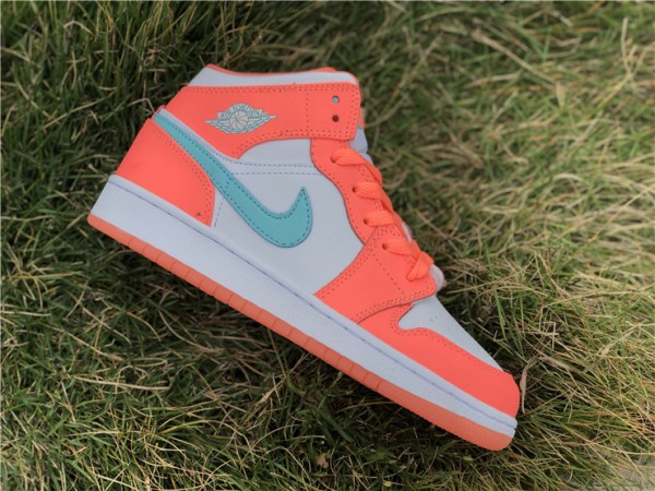 Air Jordan 1 Mid Crimson Pulse (GS) 