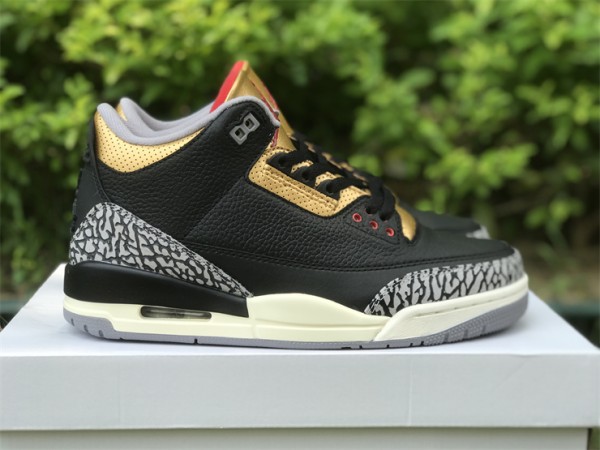 Air Jordan 3 WMNS Black Gold 