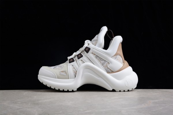 LV  Archlight Sneakers White Brown - LVAS-002