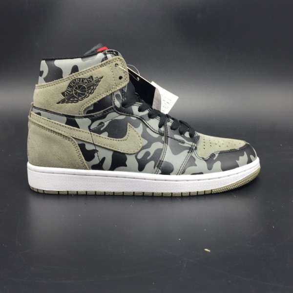 Air Jordan 1 Camo Green camouflage