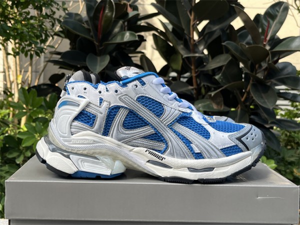 Balenciaga Runner Sneaker White Blue