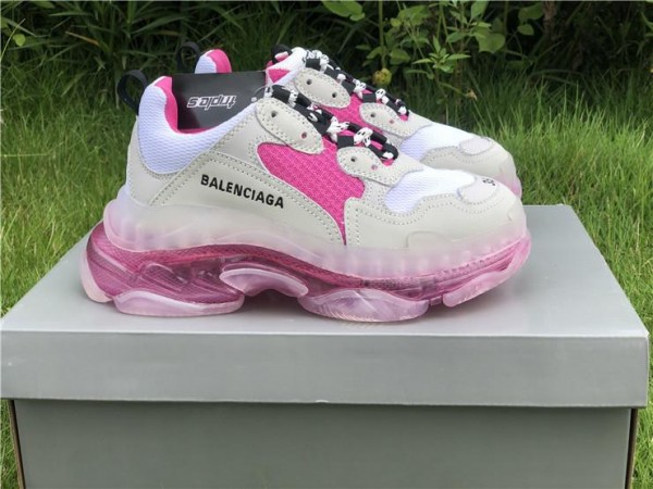Balenciaga Triple S White Pink 
