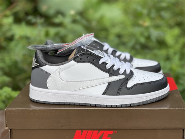 Travis Scott x Fragment x Air Jordan 1 Low Black White 