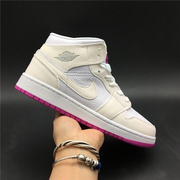 Air Jordan 1 Mid GG GreyDeadly Pink 