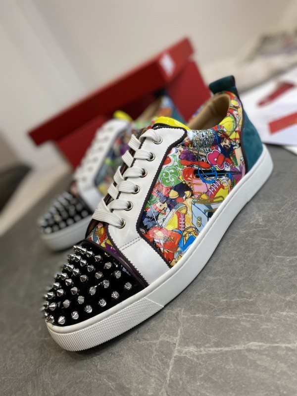 Christian Louboutin Louis Junior Spikes Sneakers CLLT-014 