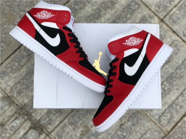 Air Jordan 1 Mid Gym Red Black (W)