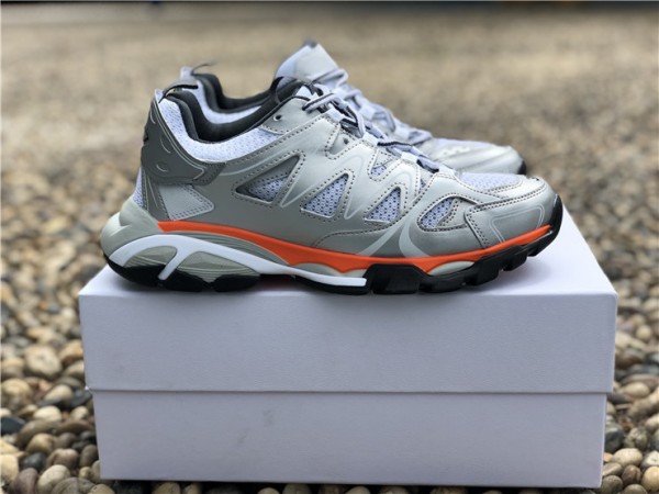 Balenciaga Track Sneaker Metallic Grey - Black - Orange 