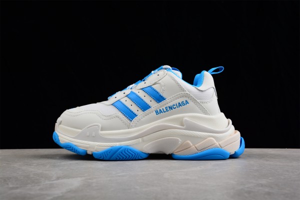 Adidas x Balenciaga Triple S White Blue 