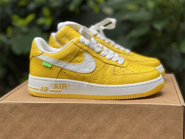 LV  x Nike Air Force 1 Low ‘Yellow’ 
