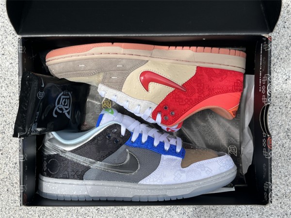 CLOT X Dunk Low SP 'What The' 