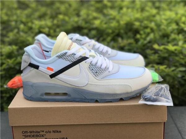 2018 OFF-WHITE X Nike Air Max 90 White